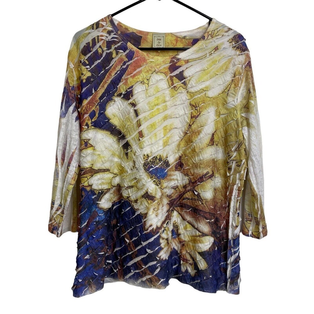 Colorful Long Sleeve Women's Top